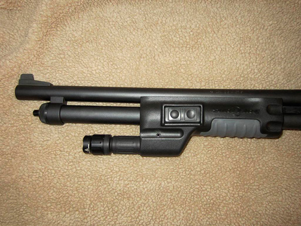 Surefire Forend on Remington 870 Shotgun Surefire Forend on Remington 870 Shotgun