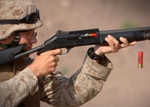 Semi-Automatic Shotgun with Magazine Tube