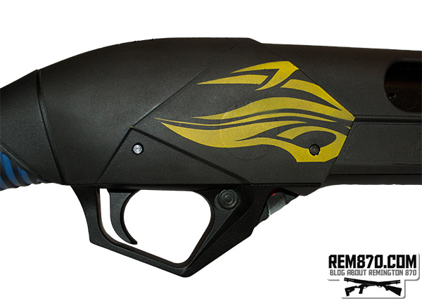 Custom Painted Benelli Supernova, Receiver