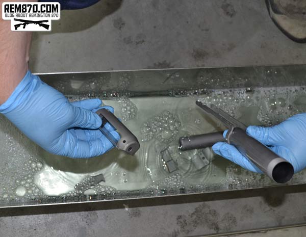 Degrease Remington 870 Parts Degrease Remington 870 Parts