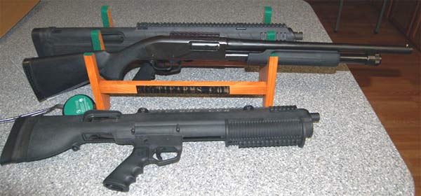 Remington 870 Bull-Pup/Classic Comparison