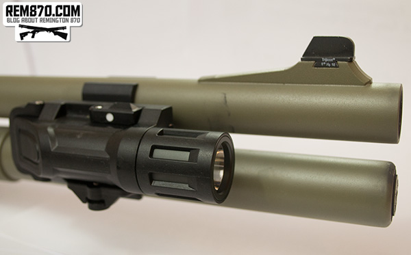 Inforce Weapon Light on Remington 870