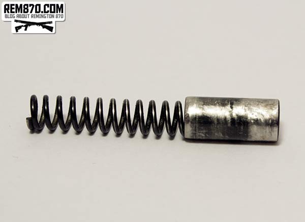 Replaced Benelli Supernova Hammer Spring and Hammer Spring Cap