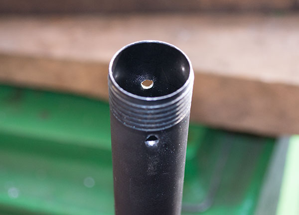 Drilled Out Dimples in Magazine Tube of Remington 870