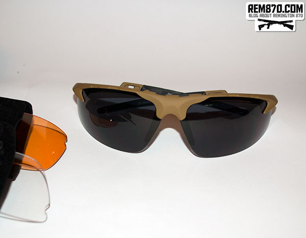 Swiss Eye Shooting Sunglasses Ballistic Glasses Black with 3 Lenses