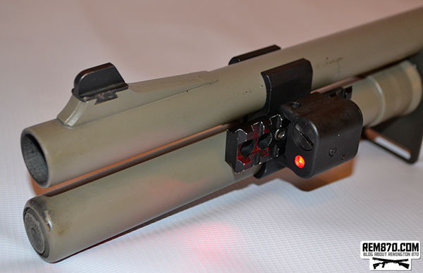 LaserLyte Center Mass Laser on Remington 870 Shotgun