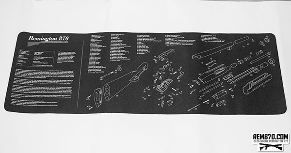 TekMat Gun Cleaning Mat with Remington 870 Imprint