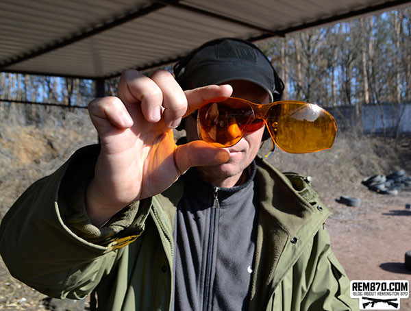 Remington T-72 Shooting Glasses Test