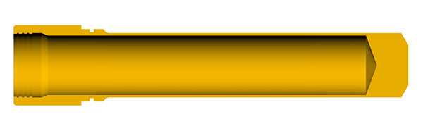 Cross-section showing thick front end of the Vang Comp +2