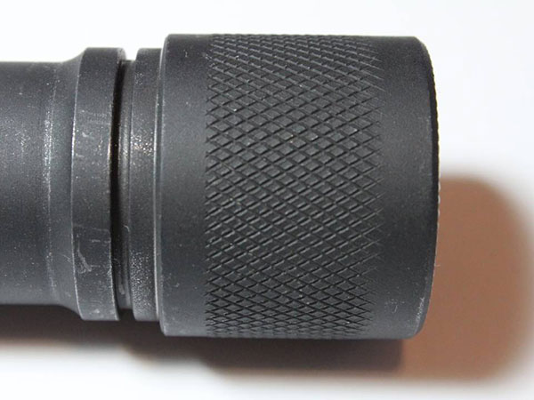 Detail of the Vang Comp +2’s knurling