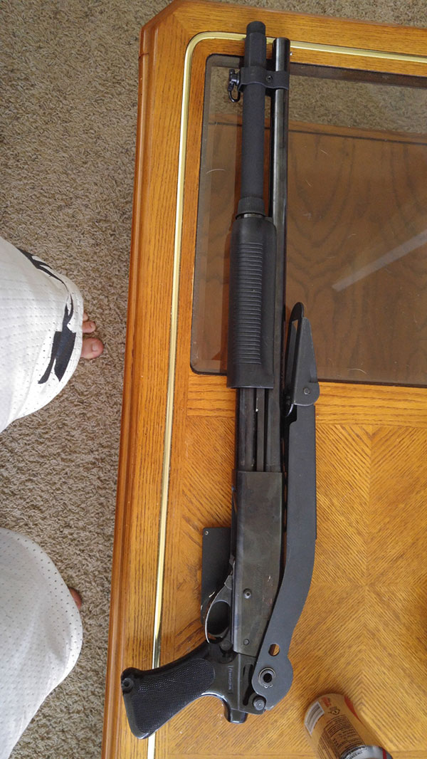 Remington 870 with Law Enforcement Folding Stock