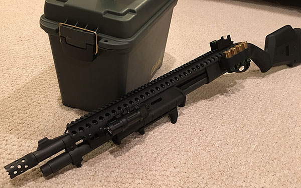 Remington 870 Magpul Tactical with Upgrades and Accessories