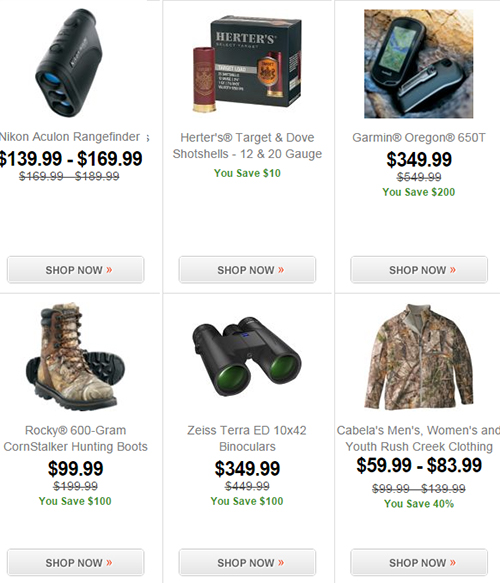 Cabelas Black Friday Deals