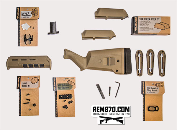 Magpul SGA Stock MOE Forend for Remington870, Accessories