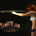 1600x1200, Hot Girl with Remington 870 Shotgun Wallpaper