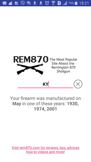 remington 700 serial number date code