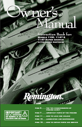 Remington 1100 Owner’s Manual Download (PDF)