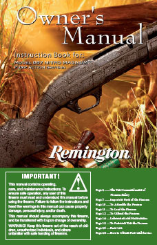 Remington 887 Owner’s Manual Download (PDF)