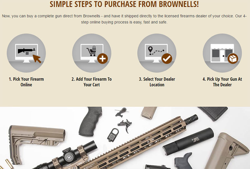 Buy Firearms, Including Remington 870 Online from Brownells