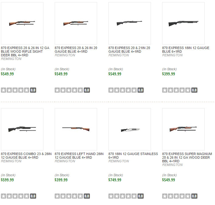 Buy Shotguns, Including Remington 870 Online from Brownells