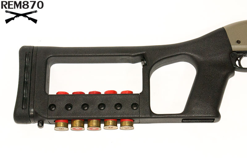 Choate Remington 870/Mossberg 500 Mark 6 Stock with Ammo Carrier