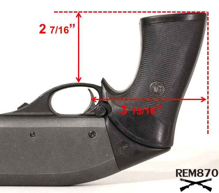 Pachmayr Vindicator Grip Measurements