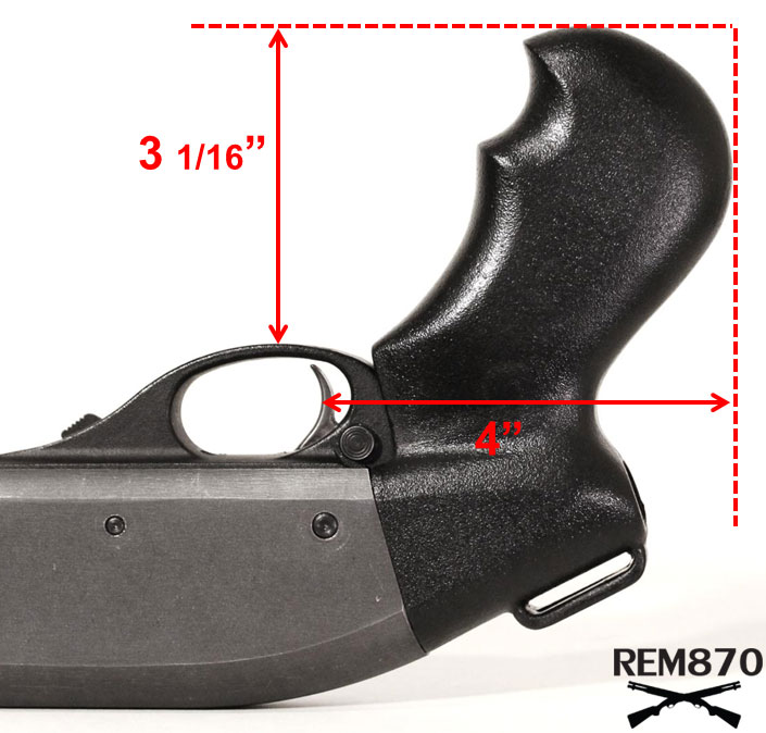 TacStar Pistol Grip Dimensions