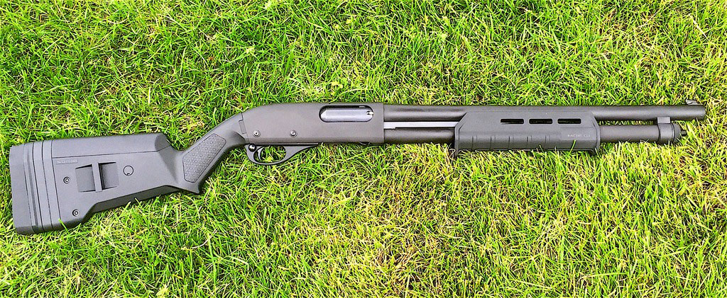 Remington 870 with Mesa Tactical Sidesaddle