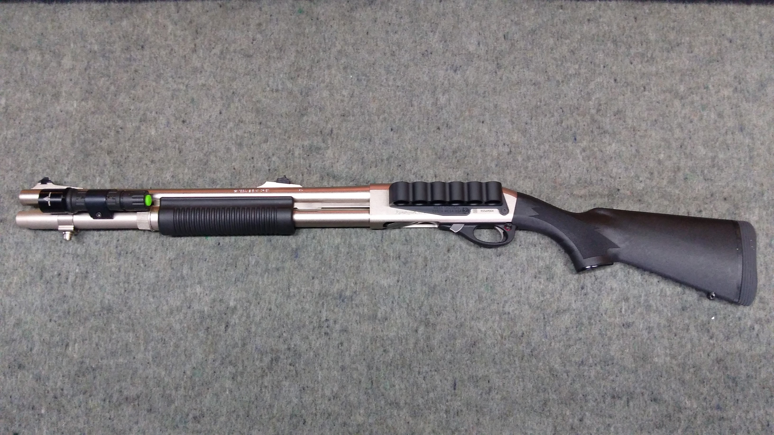 Remington 870 Marine Magnum with Upgrades and Accessories
