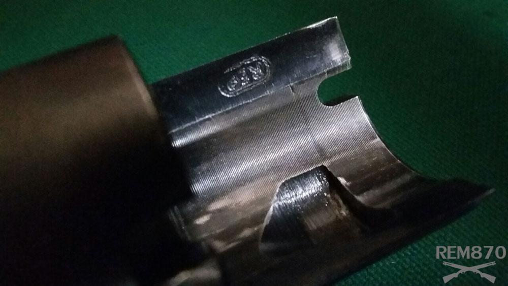 Remington 870 Recoil Lug Tooling Marks
