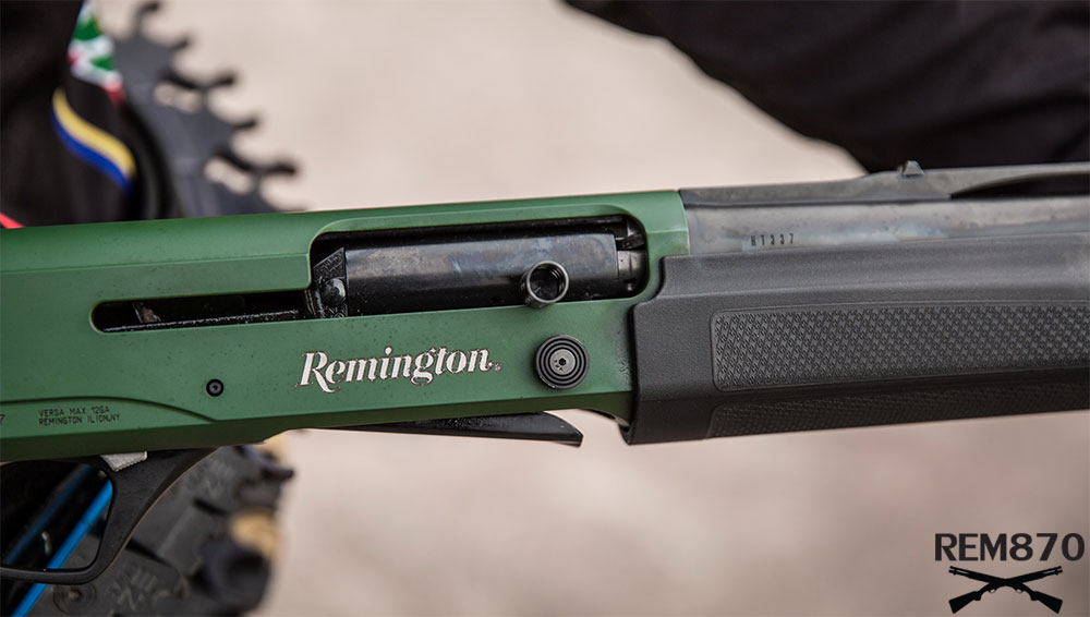 Remington Versa Max Competition Tactical, Oversized Charging Handle, Bolt Release Button
