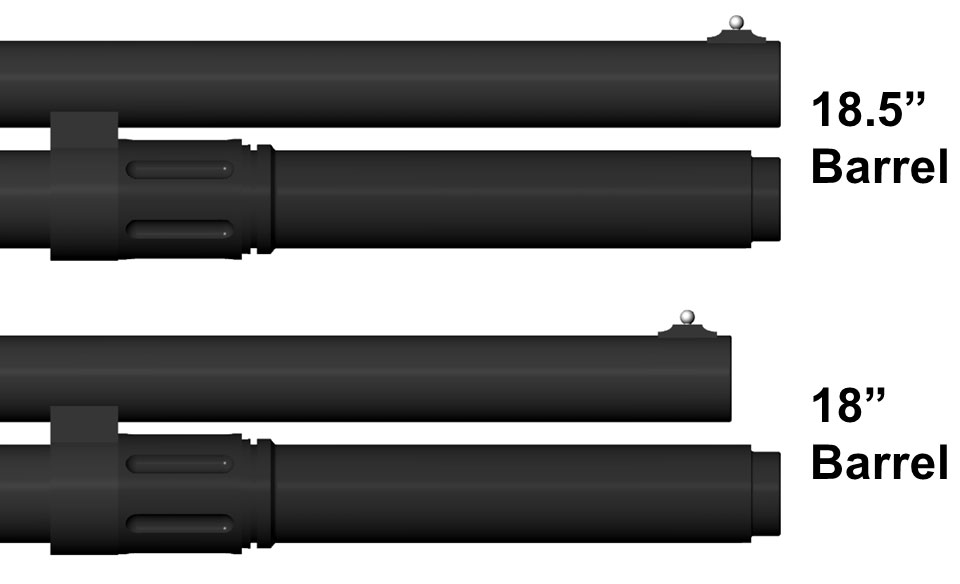 S&J +2 on 18” & 18.5” barrels