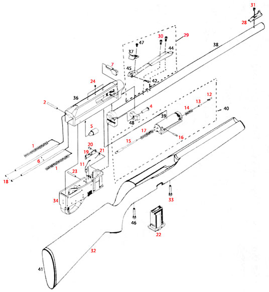 Remington 597 Parts Diagram