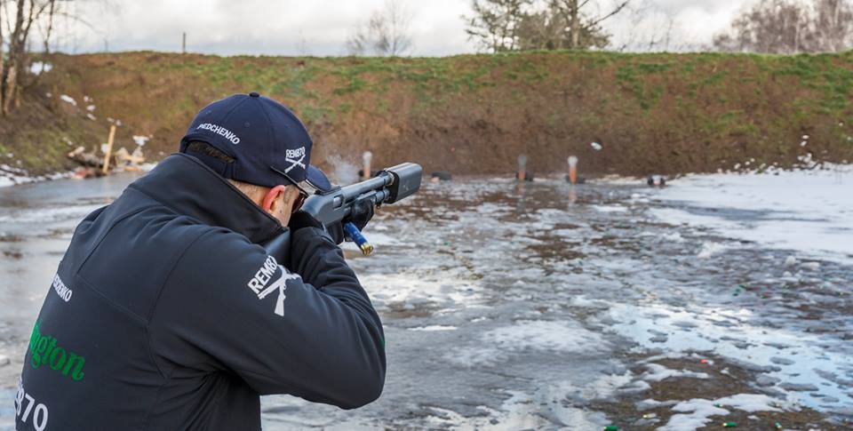 A-Tec A12 Shotgun Silencer/Suppressor on Remington 870 Tactical