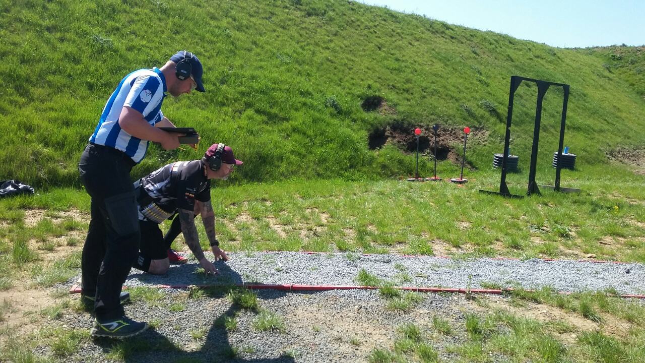 Starting Position on Shotgun Competition, IPSC