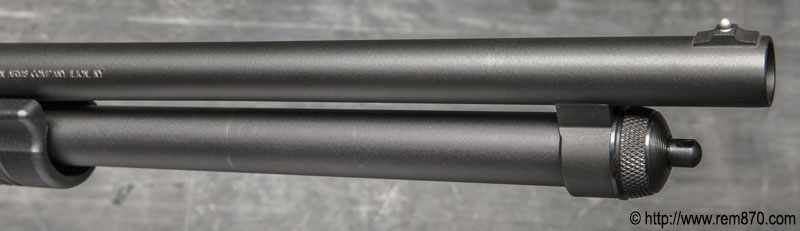 Remington 870 Tactical with one-piece magazine tube