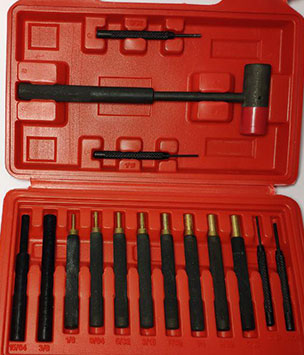 Winchester 15 Piece Brass/Steel Punch Set Winchester 15 Piece Brass/Steel Punch Set