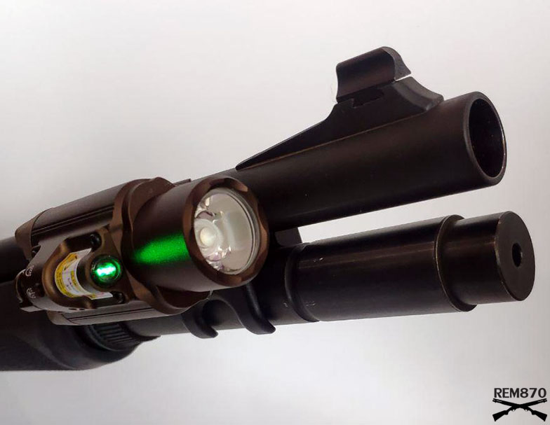 Olight Baldr Pro on Remington 870