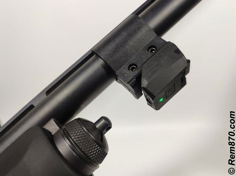 Install Mantis X7 sensor using Barrel Mount Picatinny Rail for shotguns