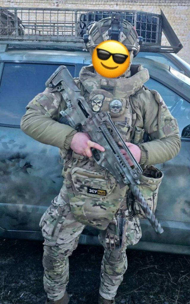 Ukrainian Soldier with the Hatsan BTS-12 Shotgun